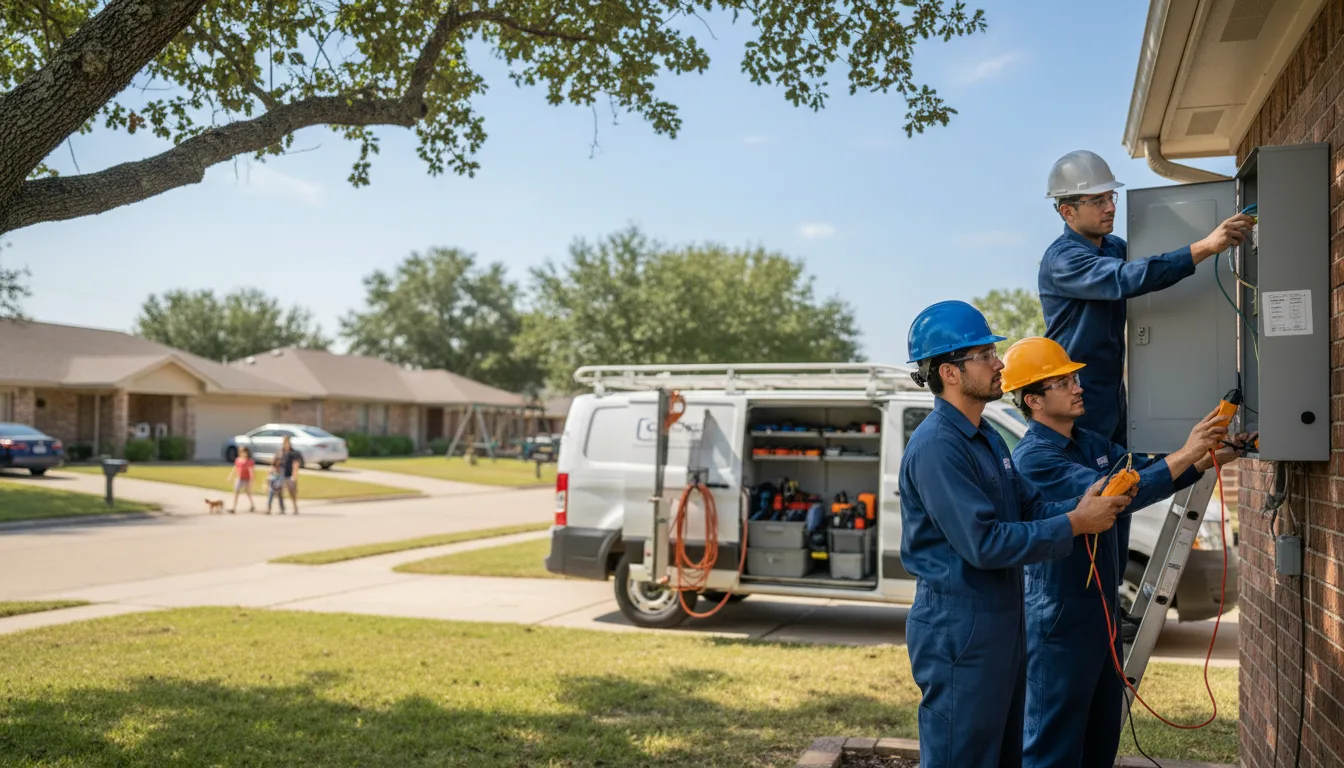 Certified electrician providing emergency electrical services in Miller, NE